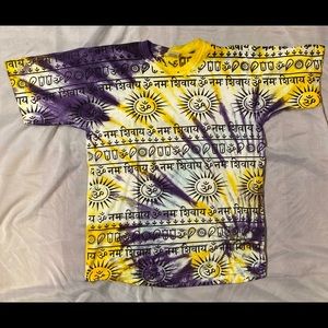 Tie Dye Om Symbol T-shirt